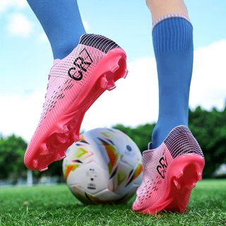 2025 ใหม่ CR7 รองเท้าฟุตบอลวิทยาเขตการฝึกอบรมกีฬากลางแจ้ง 4 สีขนาด 35-45