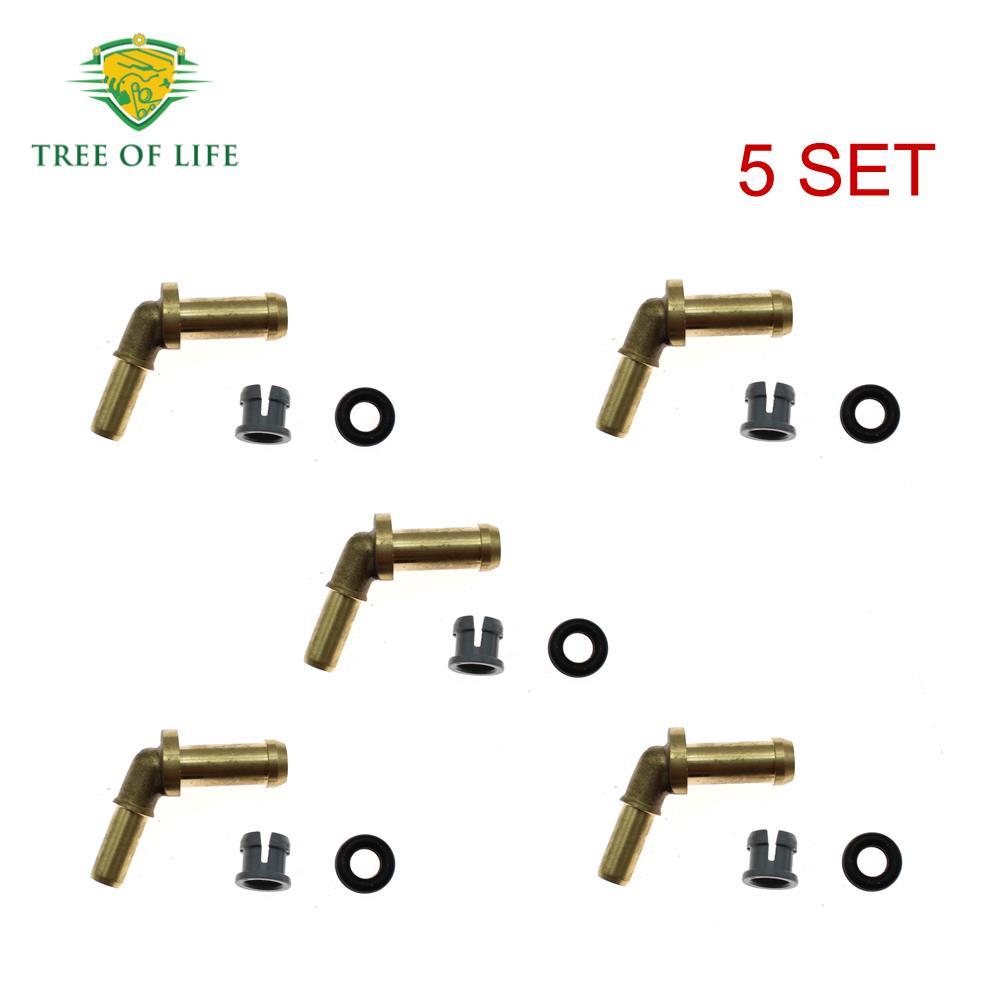 เทอร์โมสตัท Water Outlet Tube Connector LR049990 สําหรับ Land Rover Range Rover Sport Discovery4 5.0