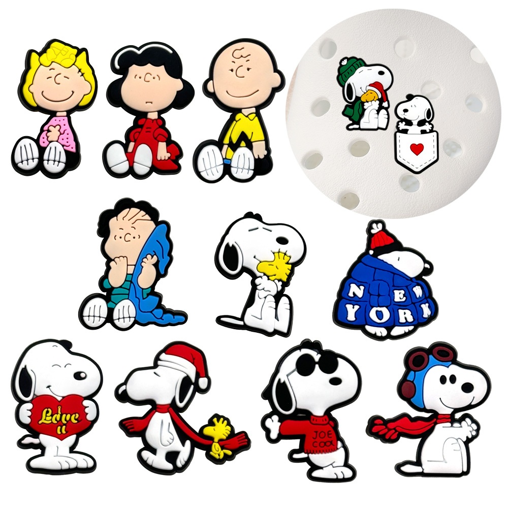 MEIDJ 1 ชิ้นอะนิเมะรองเท้า Charms การกําหนดค่าการ์ตูนรองเท้าแตะหัวเข็มขัด PVC รองเท้าอุปกรณ์เสริมปุ่ม