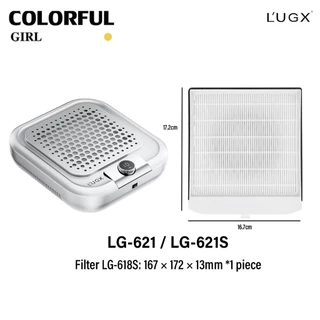 พร้อมส่ง⚡ แผ่นกรองฝุ่นแท้ L’UGX สำหรับรุ่น LG-621 / LG-621S / LG-622 / LG-622S / LG-608 / LG-608S / LG-618 / LG-618S เครื่องดูดฝุ่นทำเล็บ อะไหล่กรองฝุ่นคุณภาพสูง