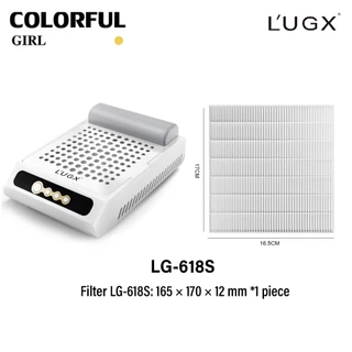 พร้อมส่ง⚡ แผ่นกรองฝุ่นแท้ L’UGX สำหรับรุ่น LG-621 / LG-621S / LG-622 / LG-622S / LG-608 / LG-608S / LG-618 / LG-618S เครื่องดูดฝุ่นทำเล็บ อะไหล่กรองฝุ่นคุณภาพสูง