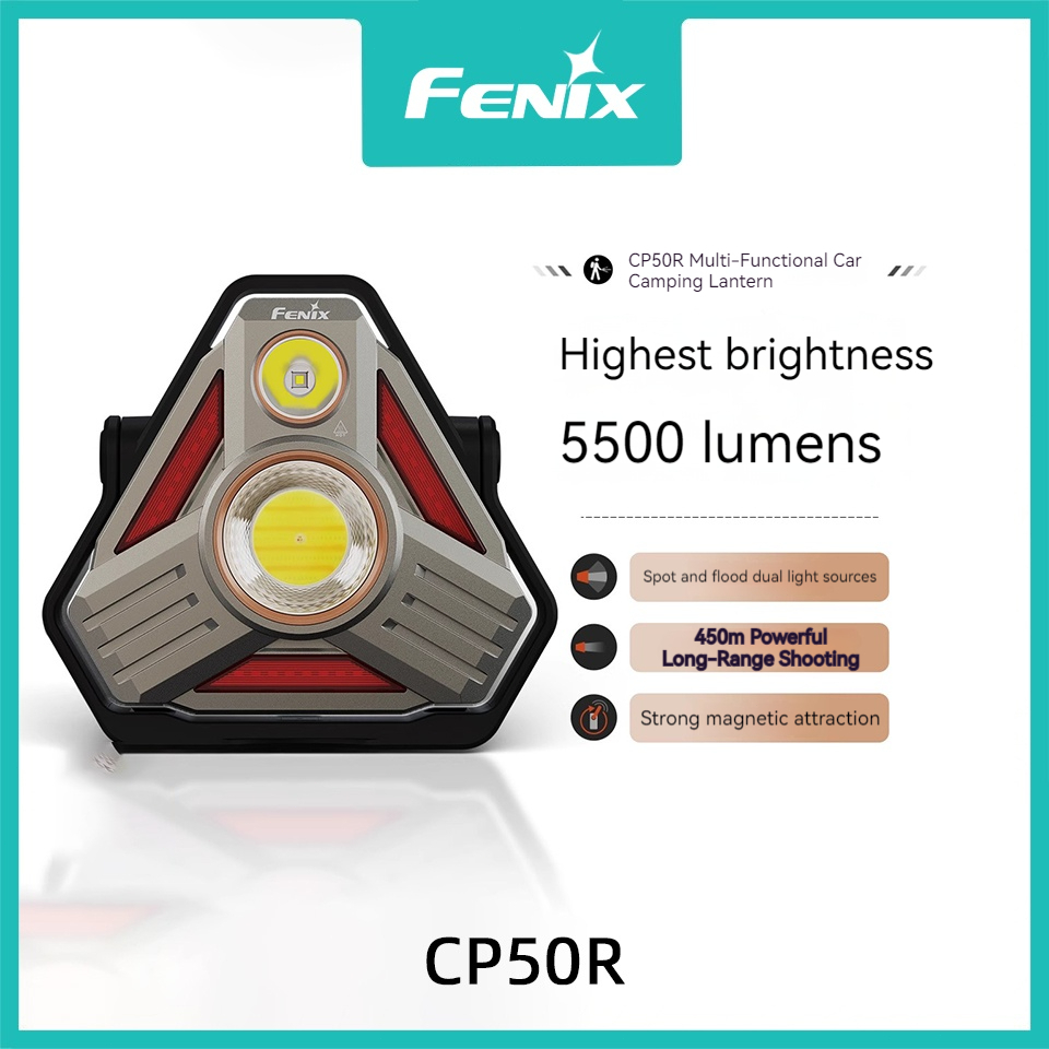 Fenix CP50R Infinite Dimming ไฟแรง Ultra Bright Long Range กลางแจ้งแม่เหล็กทํางานรถ Camping Light