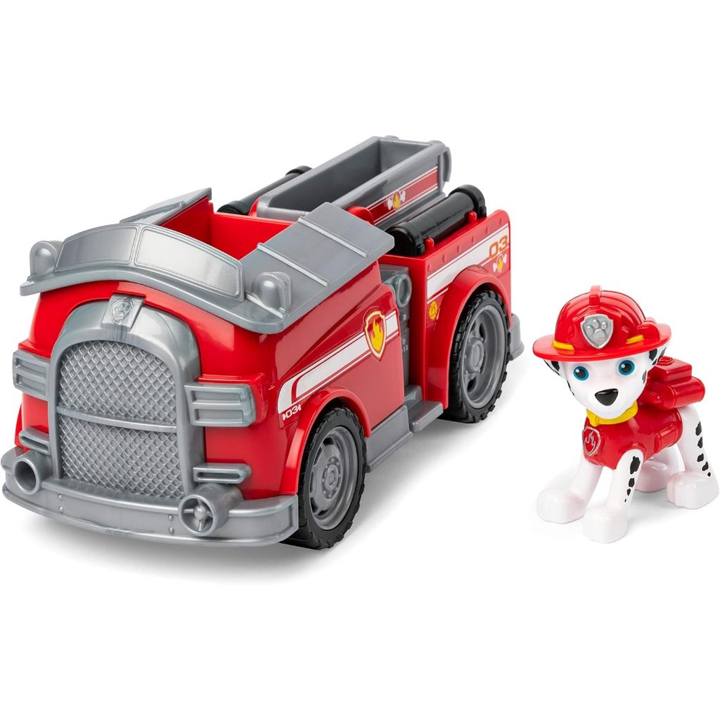 Paw Patrol Dog Patrol Marshall Fire Truck พร้อมรุ่นคอลเลกชัน เหมาะสําหรับเด็กเก่าและเหนือ
