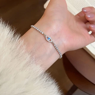 สร้อยข้อมือตานกยูงเพชรเทียมปรับขนาดได้ดีไซน์หรูเก๋ยูนิเซกซ์ใส่ทุกวัน2026