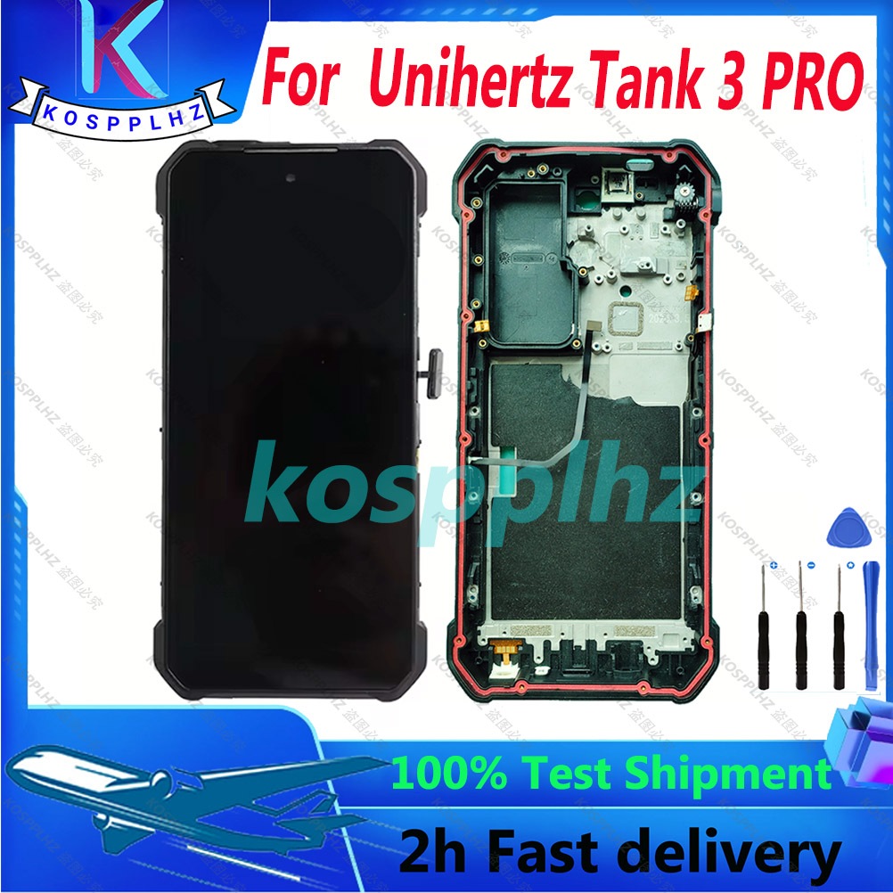 Touch Screen Lcd Assembly สําหรับ 8849 Unihertz Tank 3 Screen Display Assembly สําหรับ TANK3pro