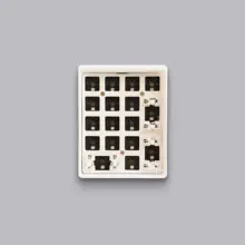 Keebox Numpad 17 คีย์โหมดแบบมีสายแบบถอดเปลี่ยนได้ร้อน RGB 5 พินรองรับออนไลน์ Remap Key DIY คีย์บอร์ดตัวเลขขนาดเล็ก