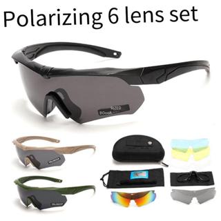 พัดลมสำหรับทหารและแว่นตาโพลาไรซ์ UV protection ทนทานต่อแสงแด…