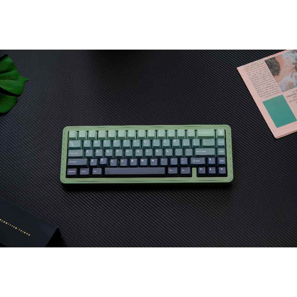 Botanical Garden Keycaps 147 คีย์ PBT วัสดุโปรไฟล์เชอร์รี่สําหรับ MX Switch เกมคีย์บอร์ดเครื่องกล