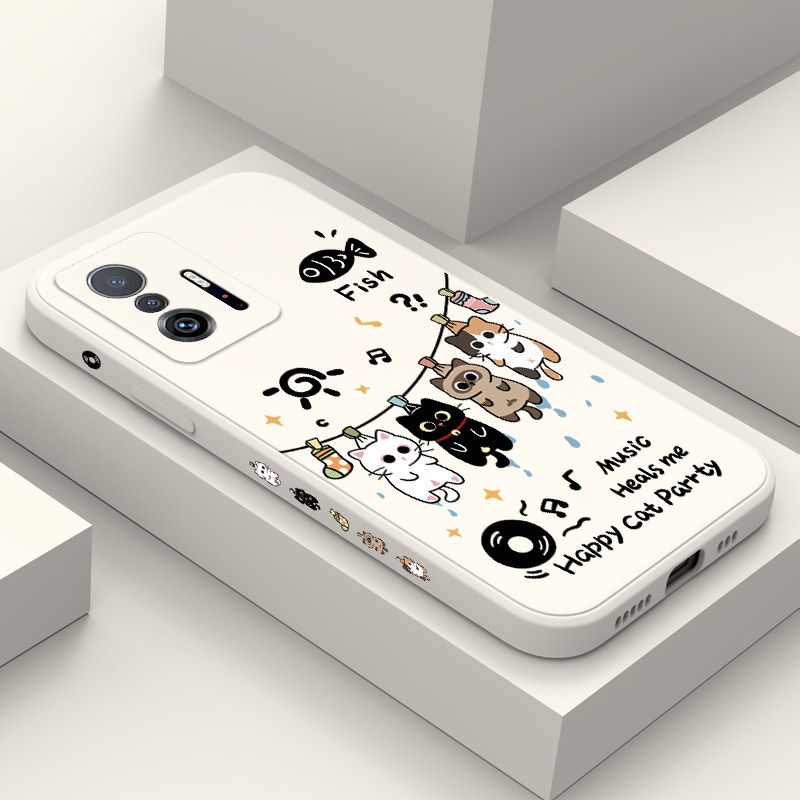 แห้งลูกแมวเคสโทรศัพท์สําหรับ Xiaomi Mi 14T 13T 12T 11T 10T Pro แฟชั่น Mi 9T Pro 5G สบายรู้สึก