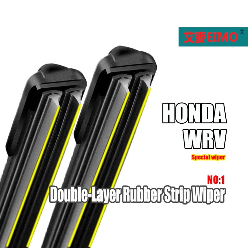 (หน้า/หลัง)ที่ปัดน้ําฝนยางคู่ Honda WRV สําหรับปี 2023~ตอนนี้ใบปัดน้ําฝน WRV