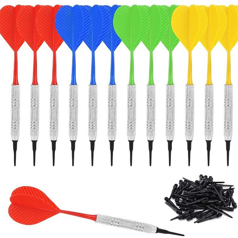 6 ชิ้น/ล็อต Soft Tip Dart สําหรับ Electronic Dartboard 30 ชิ้น Extra POM Dart Tip Dart ชุดอิเล็กทรอน