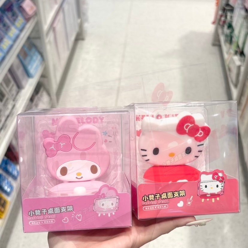 MINISO melody kuromi hellokitty Small Stool Holder ที่วางโทรศัพท์น่ารัก