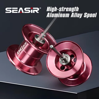 SEASIR DCAST DC Baitcasting ตกปลา Reel Digital Control long cast คาร์บอนเครื่องซักผ้าทองเหลืองเกียร์ 7.3:1 7 + 1BB ลากสูงสุด 9 กก.น้ําเค็มสด Reel ตกปลา Coil