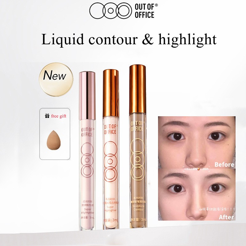 Out of OFFICE ไฮไลท์ + คอนทัวร์ ooo ลิควิด ไฮไลท์คอนทัวร์ ให้ความชุ่มชื้น