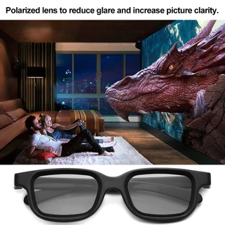 【Local】VQ163R แว่นตา 3D Polarized Passive 3D แว่นตาสำหรับ 3D ทีวีจริง 3D Cinemas Universal 3D Glasses for 3D Movie Video
