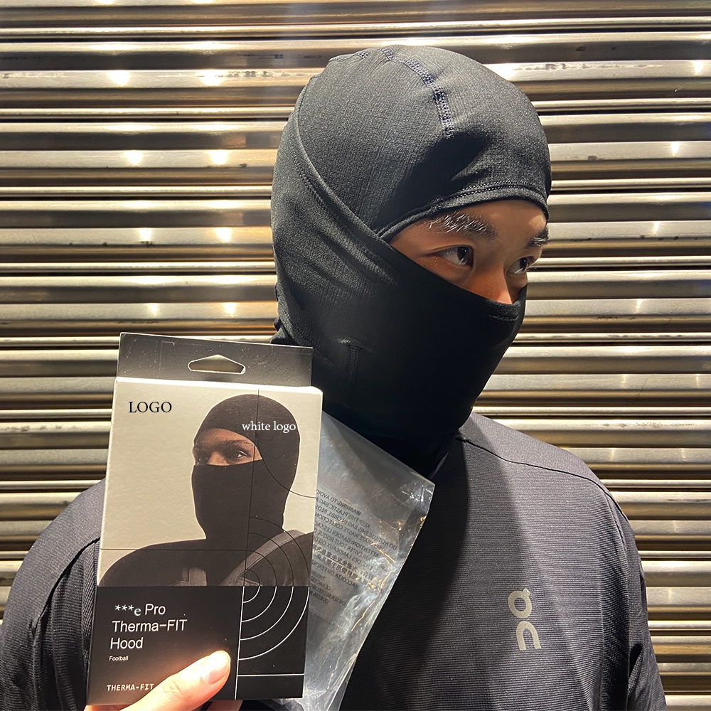 NI Pro Ski Mask Balaclava สีดํา | อุปกรณ์เสริมกีฬากลางแจ้งสีขาว - รูปที่ 6