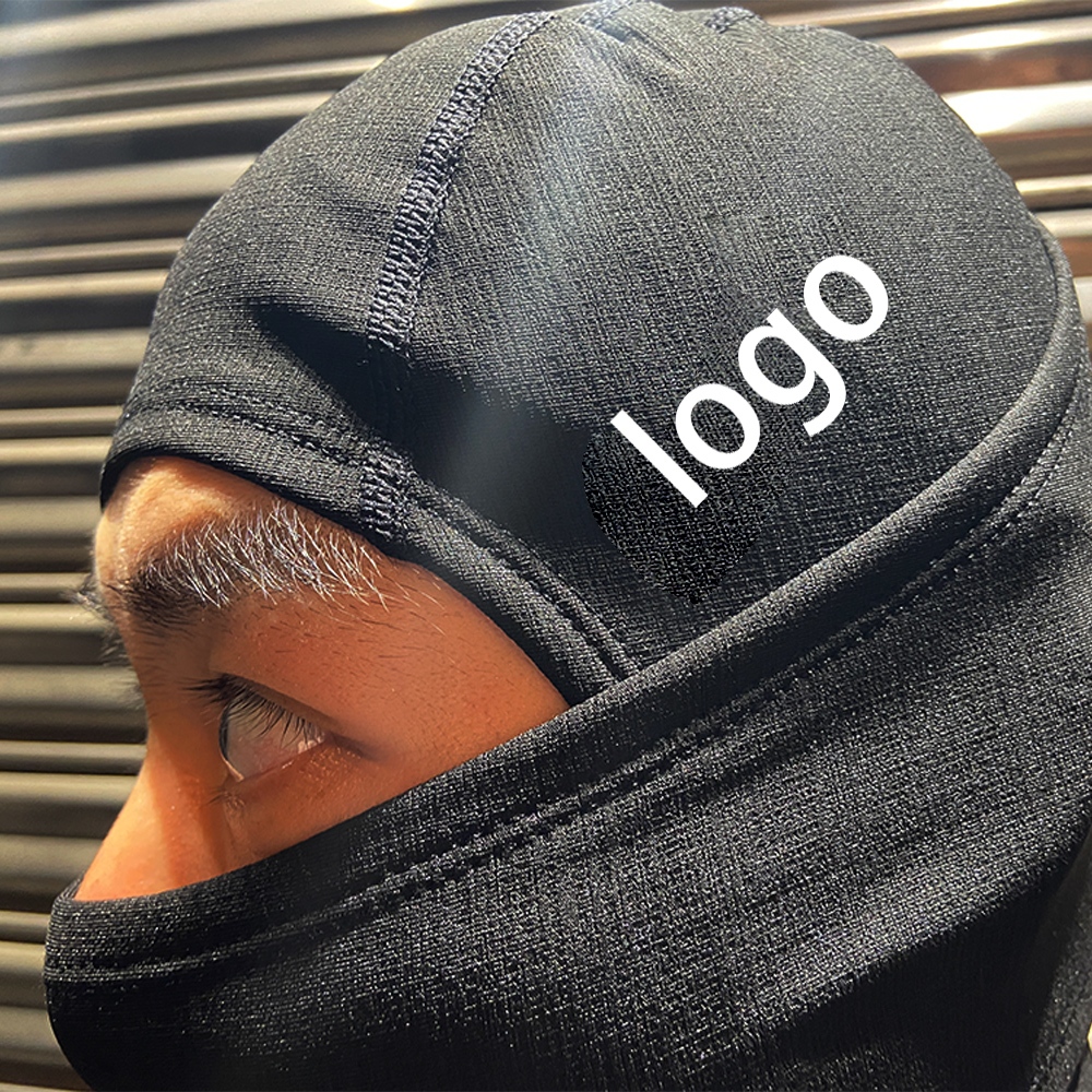 NI Pro Ski Mask Balaclava สีดํา | อุปกรณ์เสริมกีฬากลางแจ้งสีขาว - รูปที่ 5