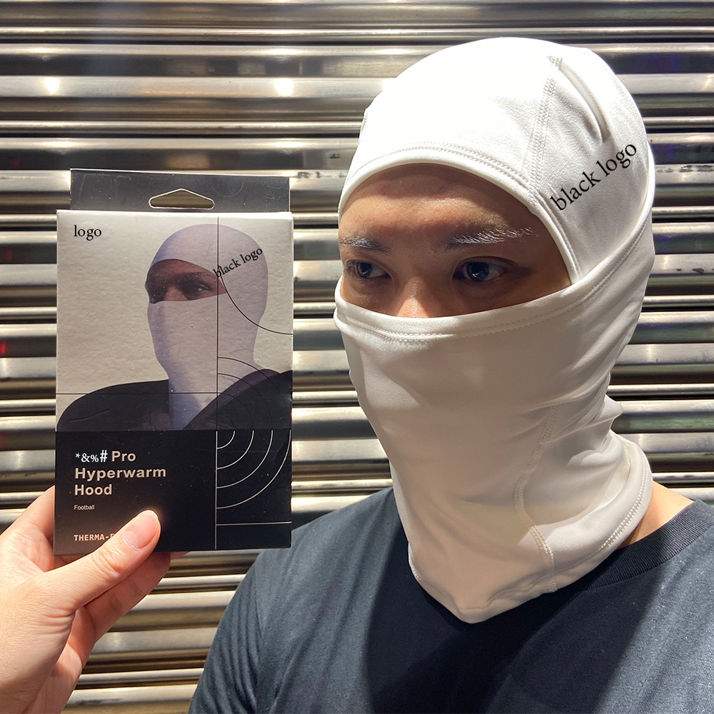 NI Pro Ski Mask Balaclava สีดํา | อุปกรณ์เสริมกีฬากลางแจ้งสีขาว - รูปที่ 4