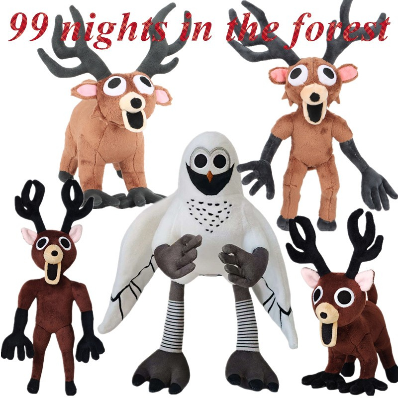 99 คืนในป่าตุ๊กตา Roblox กวางตุ๊กตานุ่มยัดไส้ของเล่นของขวัญวันเกิดสําหรับแฟนเด็กชายและเด็กหญิงเด็ก