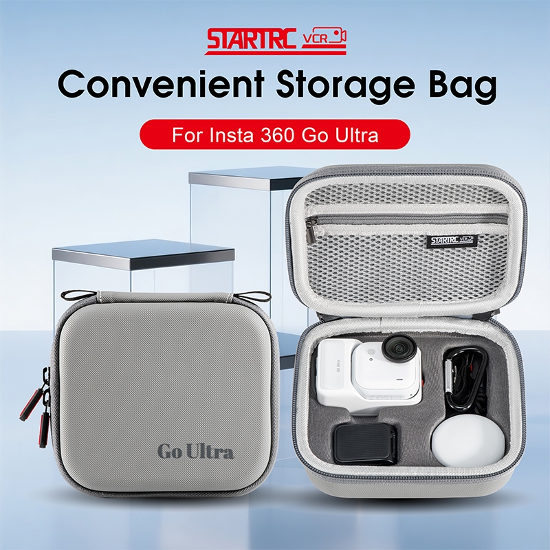 สําหรับ Insta360 Go Ultra Storage Bag Thumb Camera กันกระแทก Mini Bag Travel vlog กระเป๋าพกพา