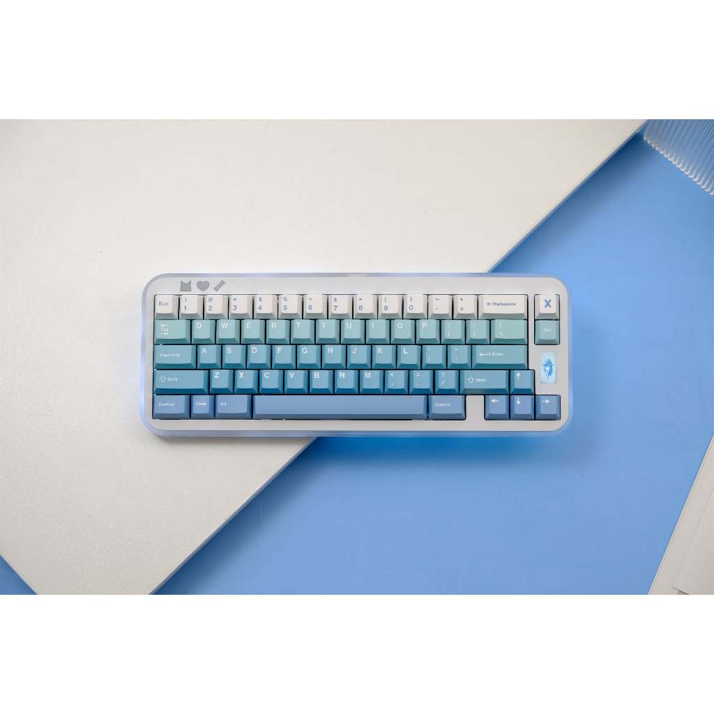 Falling Snow Keycaps 147 คีย์ PBT วัสดุโปรไฟล์เชอร์รี่สําหรับ MX Switch เกมคีย์บอร์ดเครื่องกล