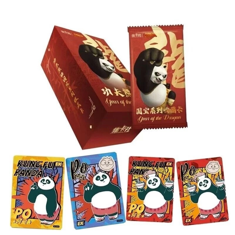 Card Fun Kung Fu Panda New Collection Trading Card 10 Pack Premium Box Sealed