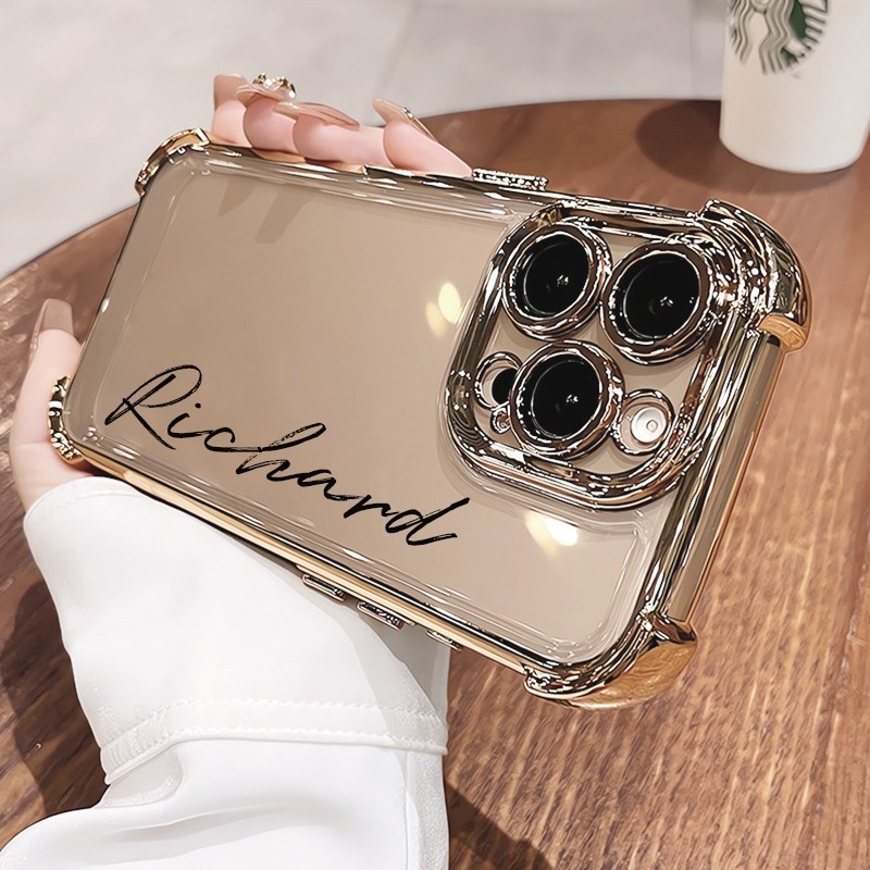 Custom ชื่อชุบสําหรับ Vivo Y04 Y29t Y29s Y39 5G Y29 Y03 Y03t Y18 Y18s Y28s 5G Air Cushion ป้องกันปลอก