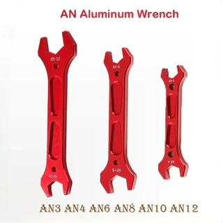 Universal AN ประแจ Double Ended ท่อเครื่องมือ AN 3 4 6 8 10 12 16 20 อลูมิเนียม Spanner ชุดการใช้น้ํามัน Cooler ท่อ Joint Socket ประแจ Auto Repair การปรับเปลี่ยนเครื่องมือ