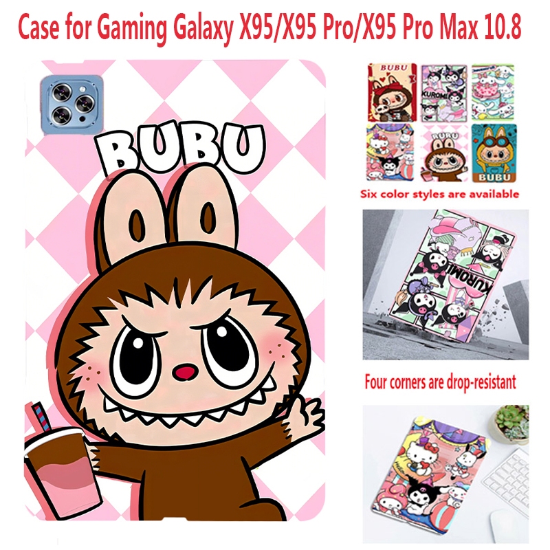 สําหรับเล่นเกม Galaxy X95/X95 Pro/X95 Pro Max 10.8 นิ้ว Kuromi BUBU TPU กันน้ําปกหลัง Galaxy X95 Pro