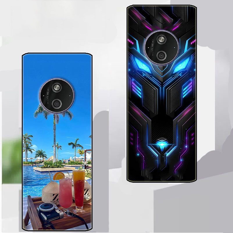 สําหรับ Nokia 110 4G 2024 กรณีซิลิโคนนุ่ม TPU ทาสีปกหลังสําหรับ Nokia 125 4G เคสโทรศัพท์สําหรับ Noki