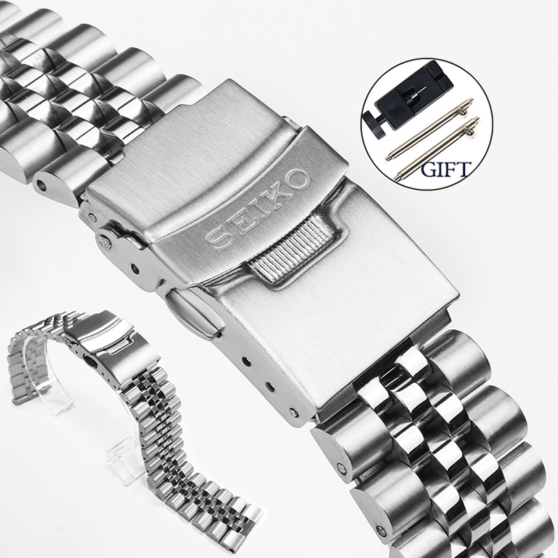 สายนาฬิกาข้อมือ สเตนเลส สําหรับ Seiko Straps 18 19 20 21 22 23 24 มม.