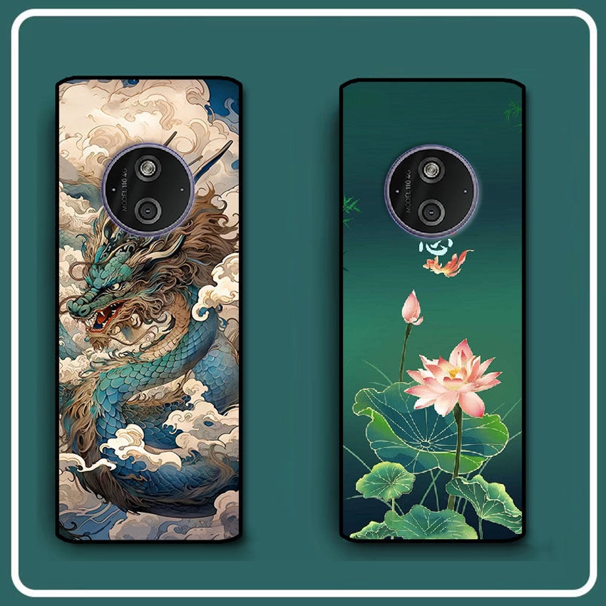 สําหรับ Nokia 125 4G 2024 กรณี TA-1674 ซิลิโคนนุ่ม TPU ทาสีปกหลังสําหรับ Nokia HMD 110 4G เคสโทรศัพท