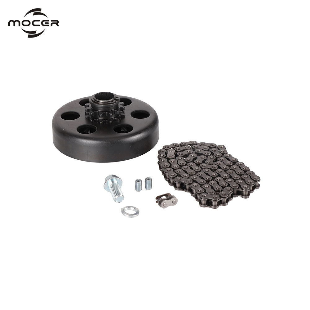 Mocer 16/19/20mm Fun Kart Fun Centrifugal ชุดเกียร์คลัตช์อัตโนมัติ 3/4 นิ้ว 11/12/18T 86L 350 Chain 