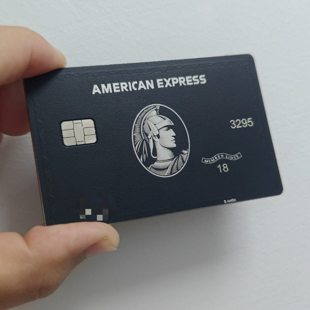 เวอร์ชั่นแนะนําของเจ้าของร้าน< Centurion Titanium Collectors Edition Black Card > American express C