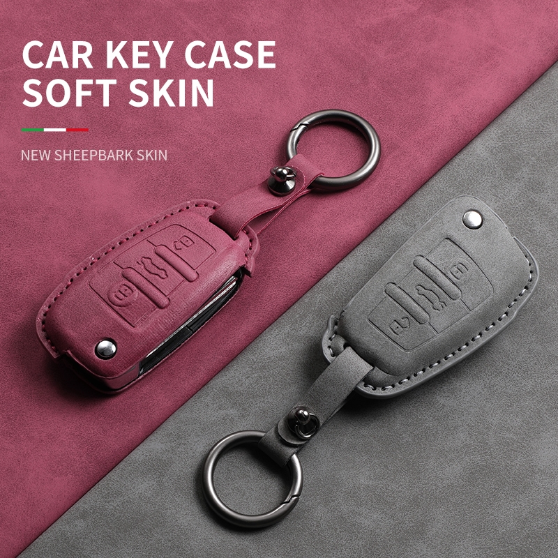 พร้อมส่ง ขายดี ราคาถูก เคสป้องกันกุญแจรถยนต์ เหมาะสำหรับ Audi Q3 Q5 Q7 Q8 TT TTS S3 S4 S6 RS A1 A3 8