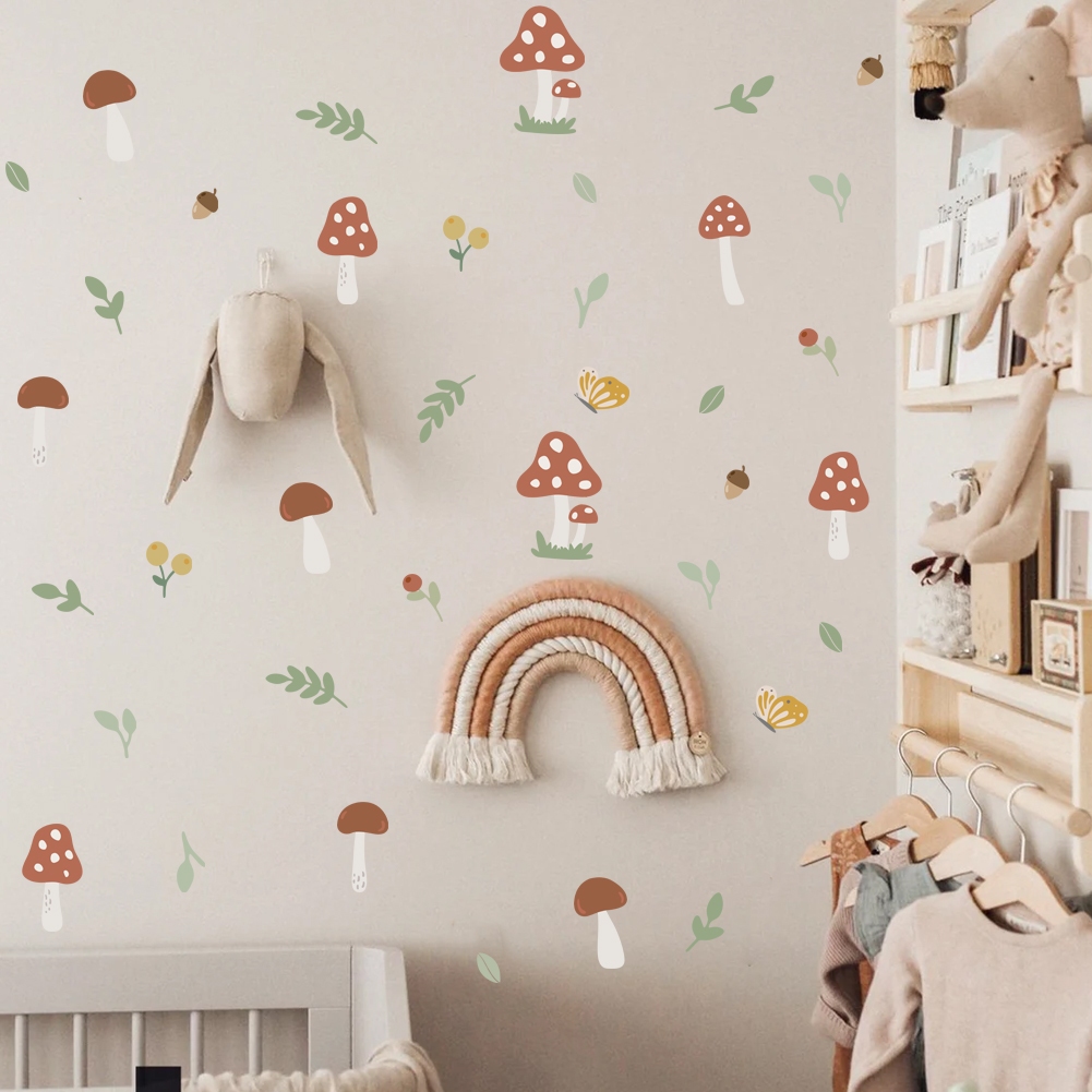 【Deowuu】Morandi สี dots สติ๊กเกอร์ติดผนังห้องนอนระเบียงเชิงพาณิชย์ผนังตกแต่งสติ๊กเกอร์ติดผนังตกแต่ง