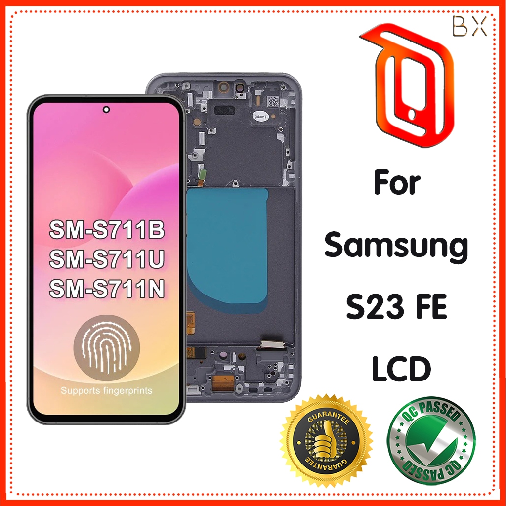 OLED สําหรับ Samsung S23 FE SM-S711B SM-S711B/DS SM-S711U1 จอแสดงผล LCD Touch Screen Digitizer