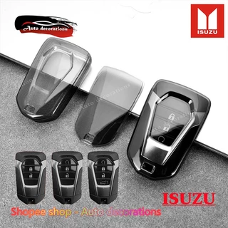Isuzu Mu-x V-CORSS D-MAX เคสกุญแจรถ Isuzu เปลือกกุญแจรถโปร่งใส พวงกุญแจเรียบง่าย