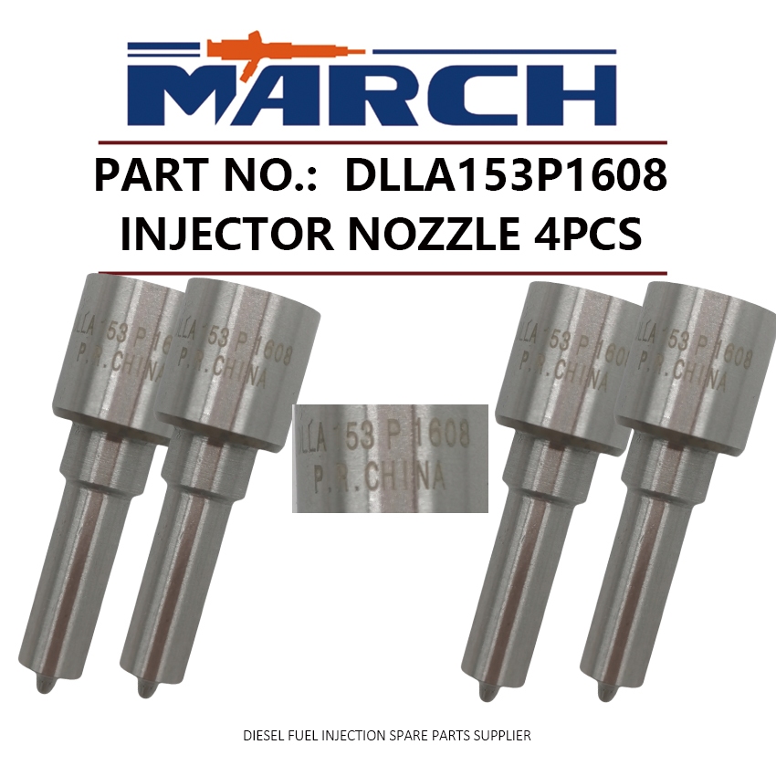 4pcs หัวฉีดน้ํามันเชื้อเพลิงหัวฉีด DLLA153P1608 สําหรับ Hyundai Starex Kia Sorento 2.5d 33800-4A500