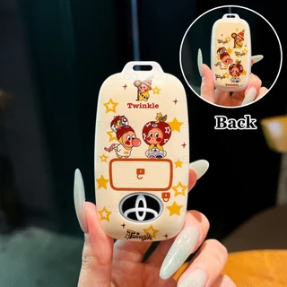 ฝาครอบกุญแจรถเหมาะสําหรับ Toyota Vios 2023 Yaris Ativ Avanza Veloz Raize Keyless Auto Accessorie