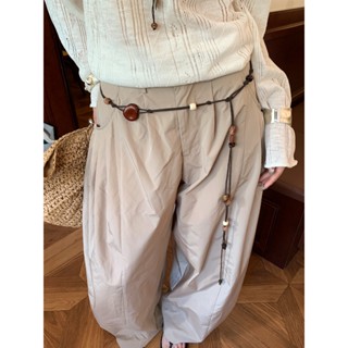 กระโปรงถักลายลูกปัดสีน้ำตาล สไตล์คลาสสิก สำหรับผู้หญิง พร้อม…