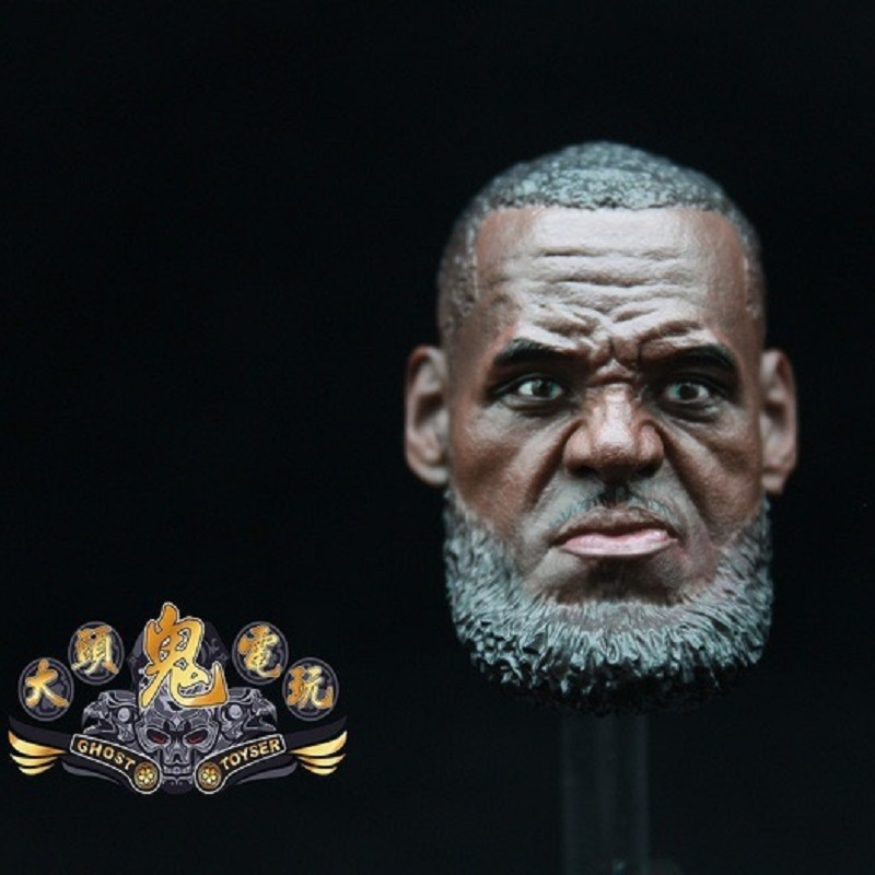 บูติก 〓GHOST TOYSER〓 1/6 ขนาด สัดส่วน NBA ดาราผู้เล่น Lakers team / Bulls team: LeBron James, Kevin 