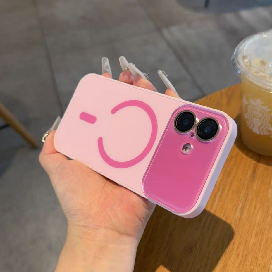 เคสแข็งเคลือบหน้าต่างขนาดใหญ่เข้ากันได้กับ iPhone 13 pro max 14 pro max 15 pro max 16 pro max 17 pro