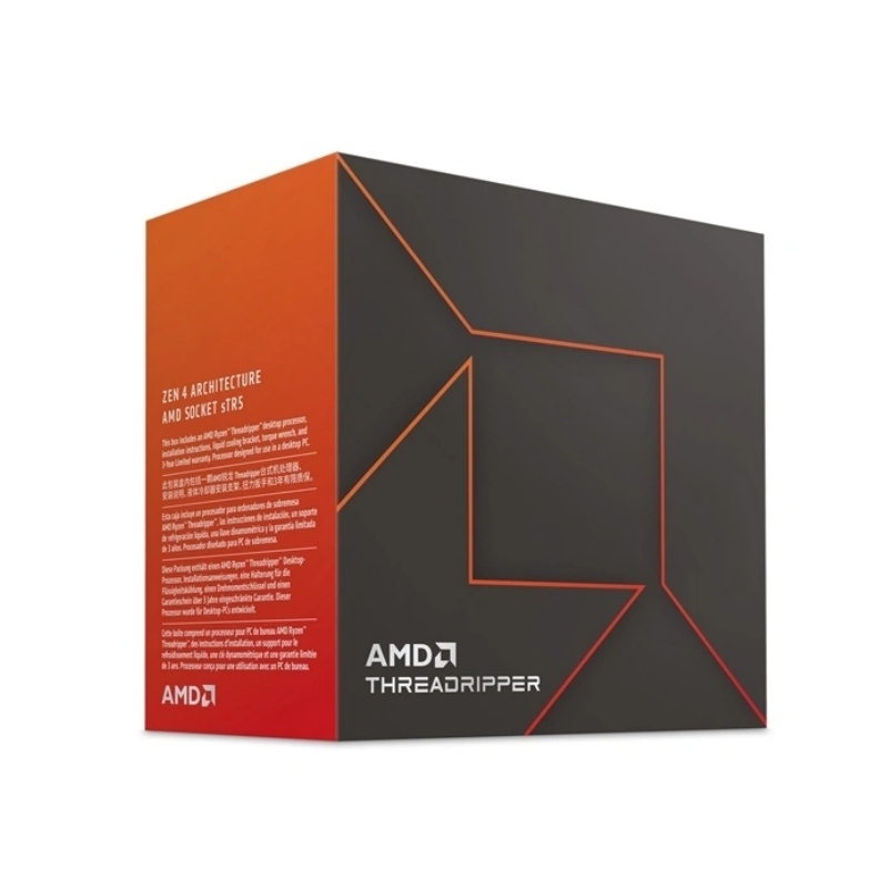 AMD Ryzen Threadripper 7960X โปรเซสเซอร์ CPU ประสิทธิภาพสูง 4.2GHz 24/48 128MB L3 แคช 100-100001352W