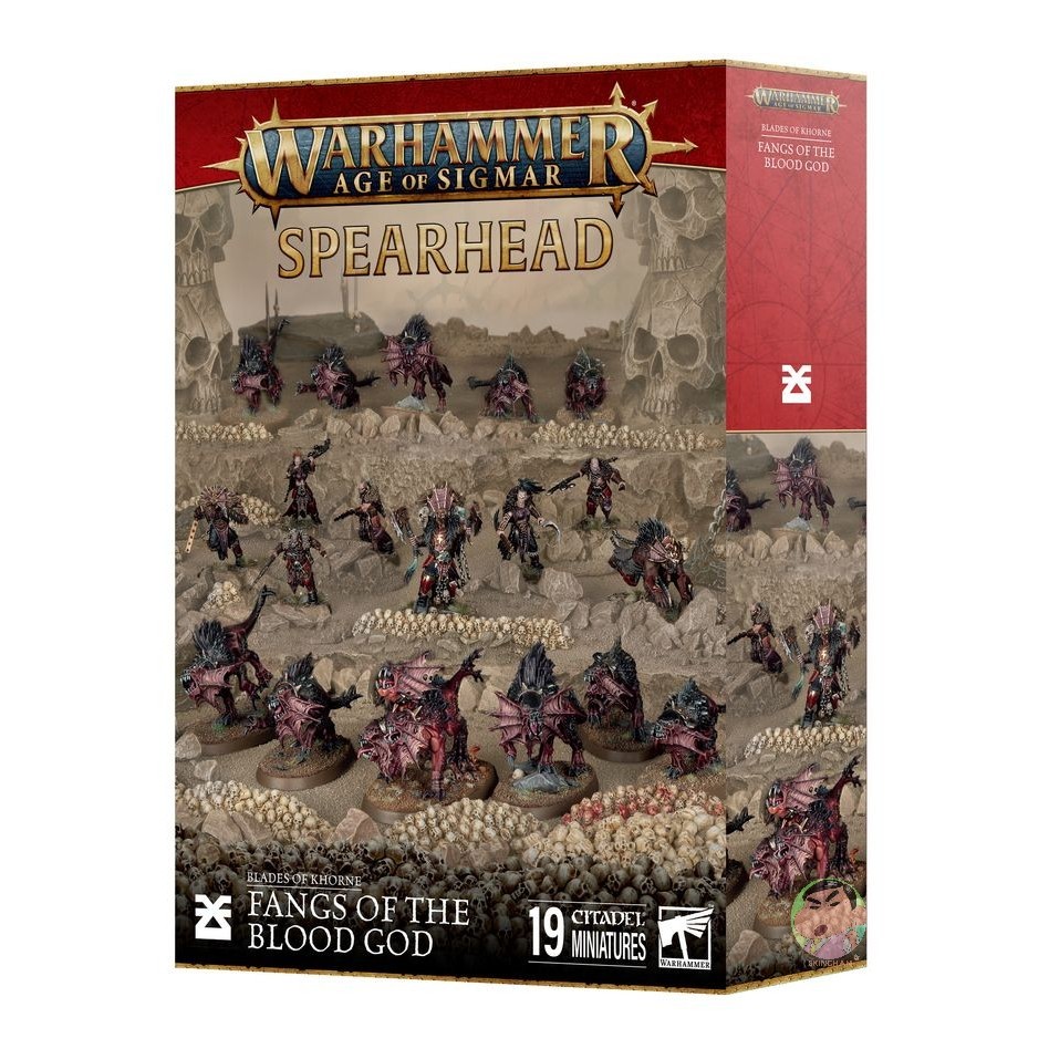 GW Warhammer AOS Spearhead: Blades of Khorne – Fangs of the Blood God Model Kit