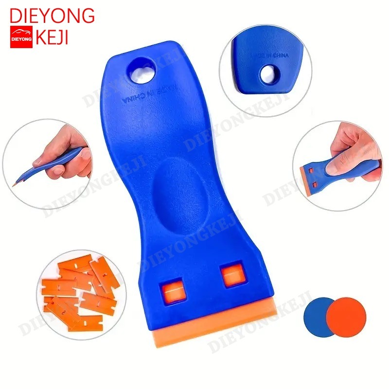 ใบมีดพลาสติกมีดโกนเครื่องมือ19*39มิลลิเมตรใบมีดมีดโกนขอบสีทําความสะอาดสติกเกอร์พลาสติกกําจัดครัวเรือนใหม่ล่าสุด