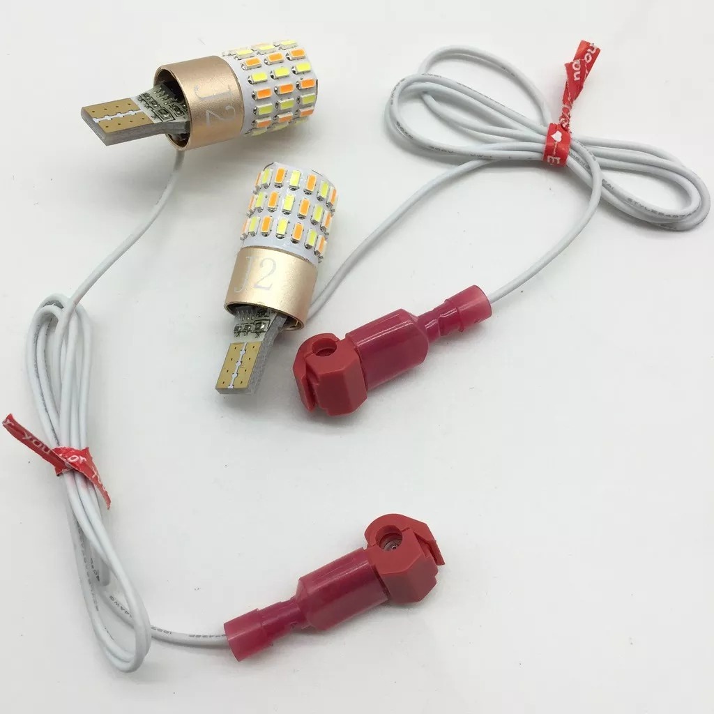 ไฟหรี่led ไฟหรี่led หรี่เลี้ยว ไม่จำเป็นต้องเชื่อมต่อรีเลย์ 3 สี ใช้ได้กับมอเตอร์ไซค์ทุกรุ่น ติดตั้งง่าย
