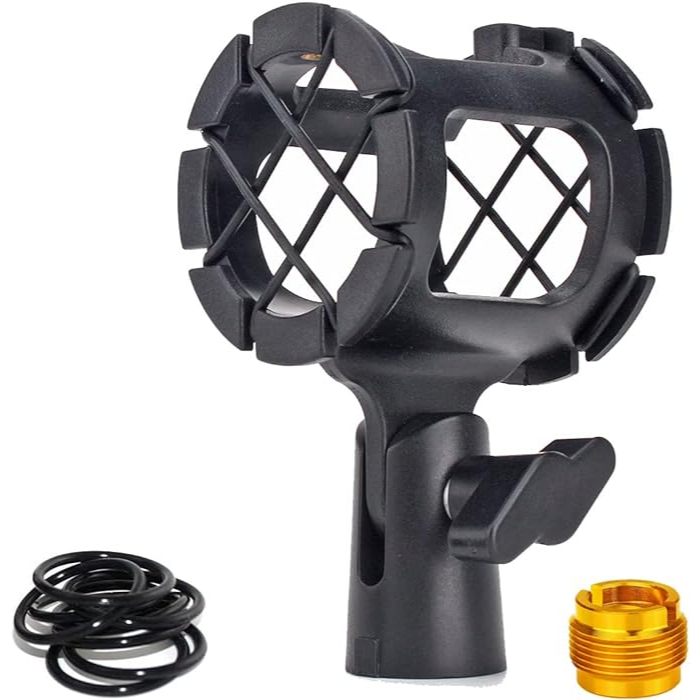 ตะกร้าไมโครโฟน Shock Mount Universal Shotgun ไมค์ shockmount ไมโครโฟนผู้ถือ Anti Vibration Recording