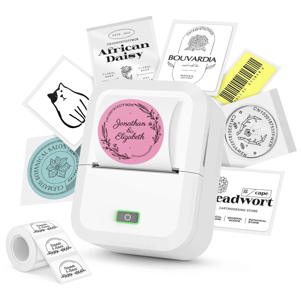 Marklife X2 Inkless Thermal Printer Portable Mini Printer Pocket Portable Thermal Label Maker Sticke