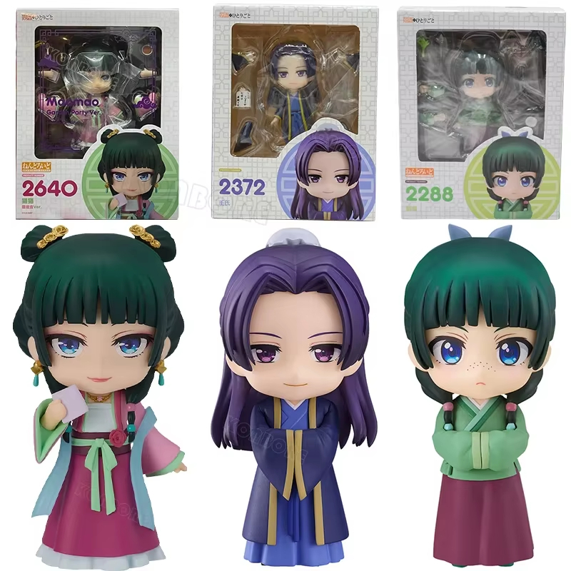 รุ่น Q น่ารักอะนิเมะ Apothecary Diaries Maomao 2288 3640 รูป Jinshi 2372 Action Figurine ตุ๊กตารุ่นสะสมชุดของเล่นชนิดบรรจุกล่อง